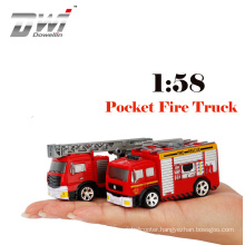 DWI Dowellin 1:58 Mini RC Car Remote Control Fire truck Toy